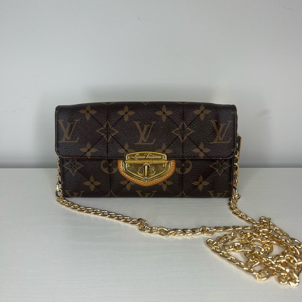 LOUIS VUITTON VINTAGE MONOGRAM ETOILE PORTEFEUILLE SARAH BI-FOLD WALLET ON CHAIN